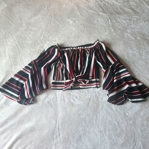 Guess Crop Longsleeve Top